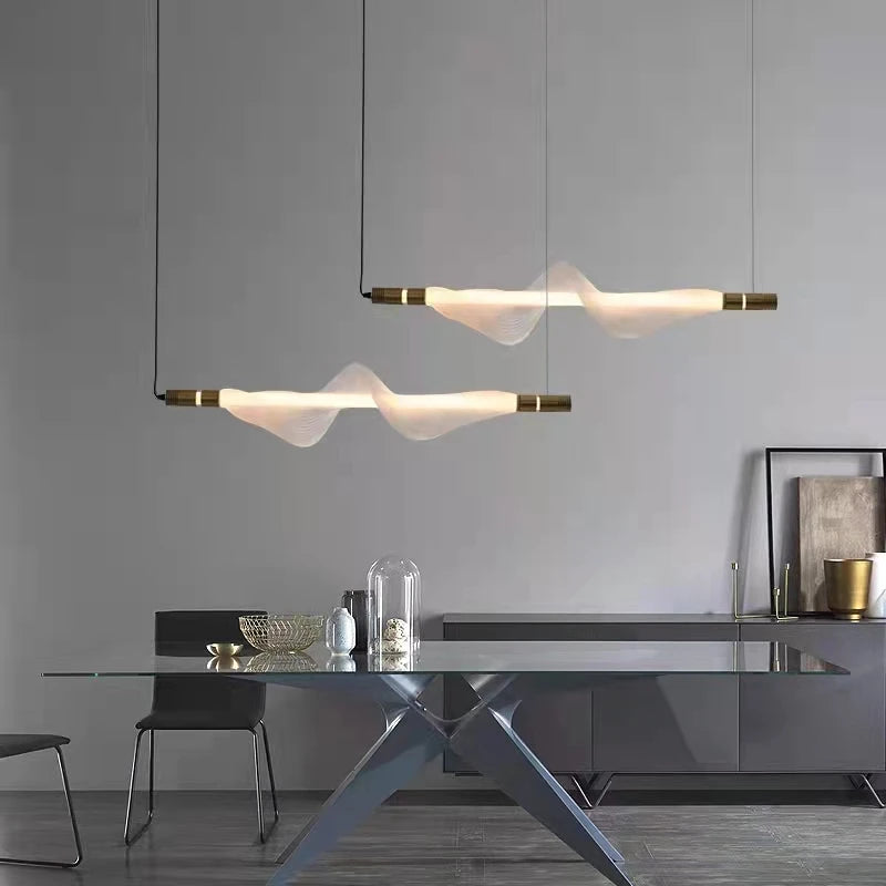 lustre design art déco suspendu pour cuisine et bar