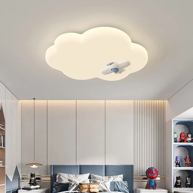 plafonnier nuage créatif pour chambre d'enfant chaleureuse