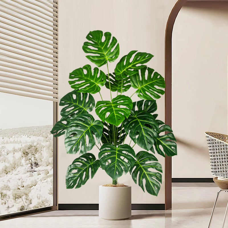 arbre monstera artificiel pour décoration de jardin et bureau