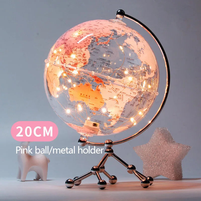 guirlande lumineuse globe étoilé à piles pour décoration