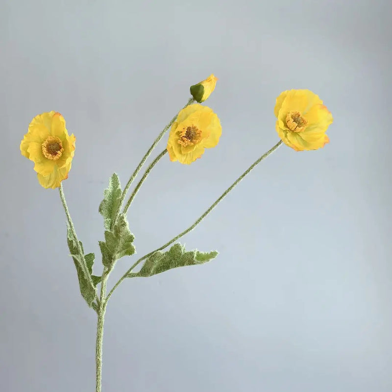 bouquet de fleurs artificielles pavot pour décoration maison jardin fête