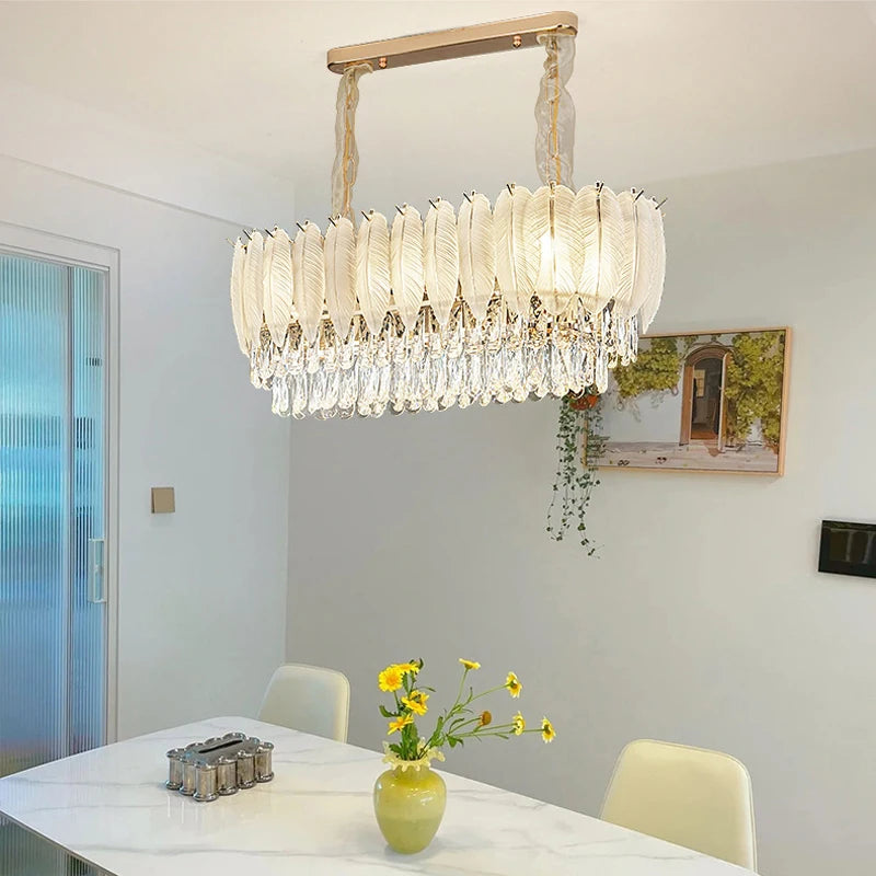 plafonnier cristal design moderne pour décoration intérieure élégante