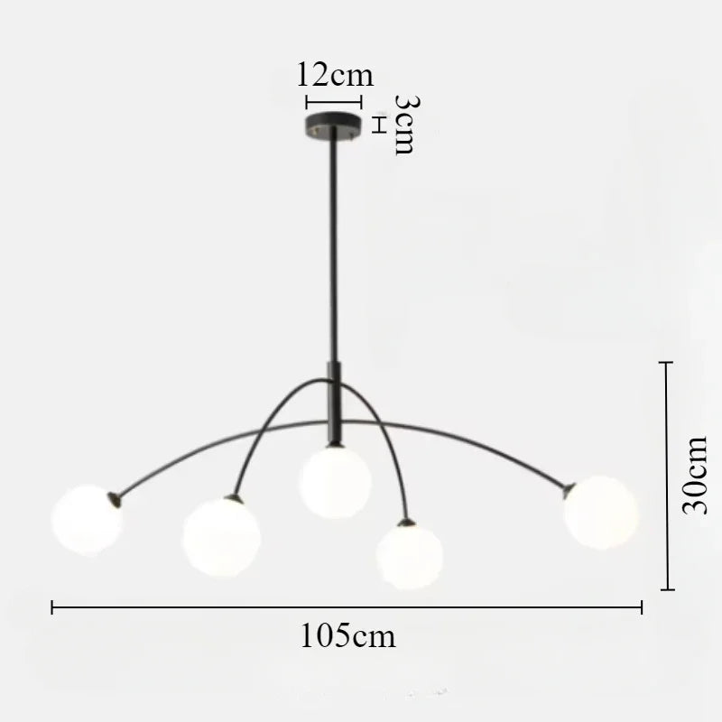 suspension led moderne design minimaliste pour intérieur élégant