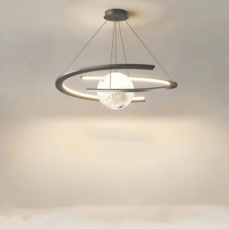 plafonnier minimaliste nordique moderne luxe atmosphérique circulaire