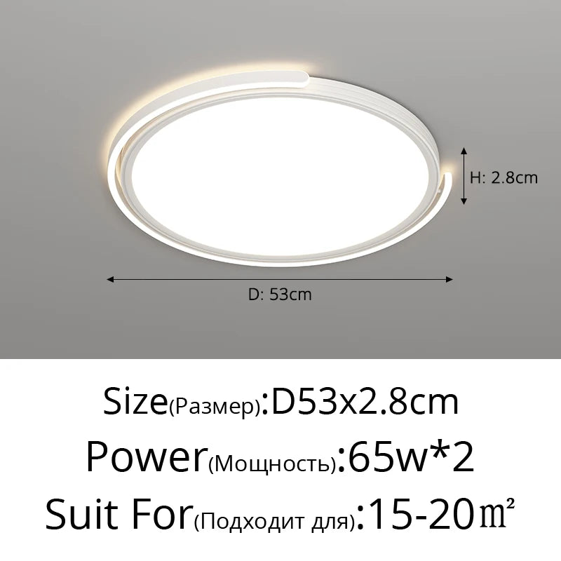 plafonnier led moderne pour éclairage décoratif intérieur