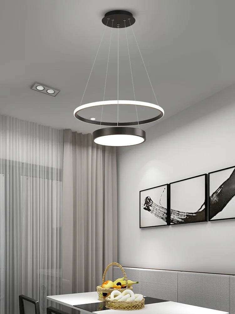 suspension à led nordique pour décoration intérieure moderne