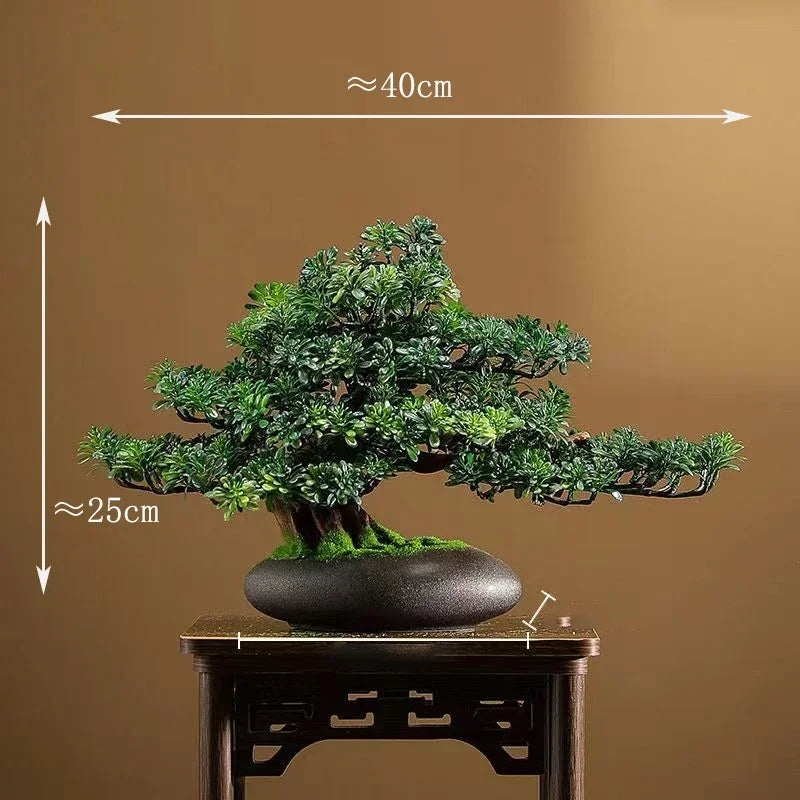 simulation arbre bonsaï pour décoration intérieure et aménagement extérieur