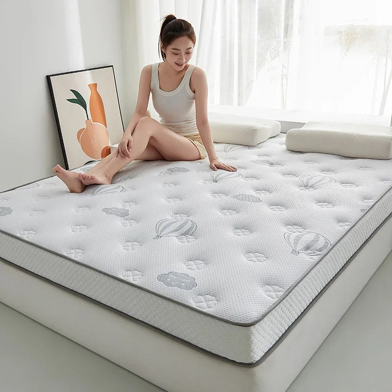 matelas en latex avec mousse mémoire pour sommeil confortable