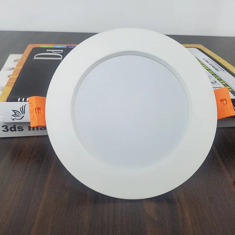 220V round embedded LED downlight, bedroom, indoor living room ceiling lighting, home decoration 3W/5W/7W/12W/15W/18W/24W