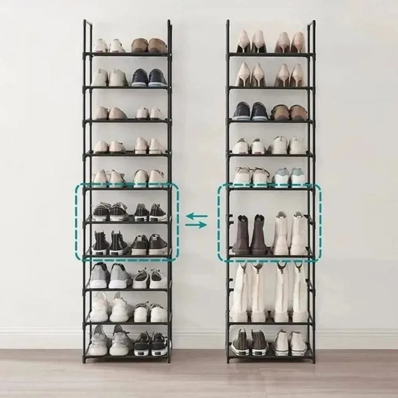 etagère à chaussures multifonctionnelle pour rangement optimal