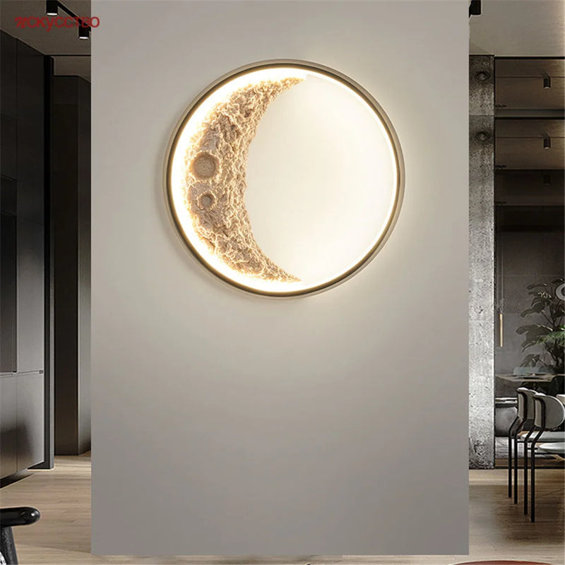 applique murale led ronde post-moderne design pour décoration intérieure