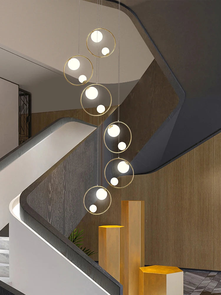 lustre moderne design pour un intérieur loft élégant