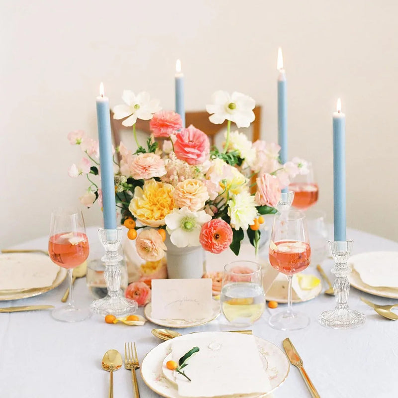 bougeoir en verre décoratif pour mariage et bureau