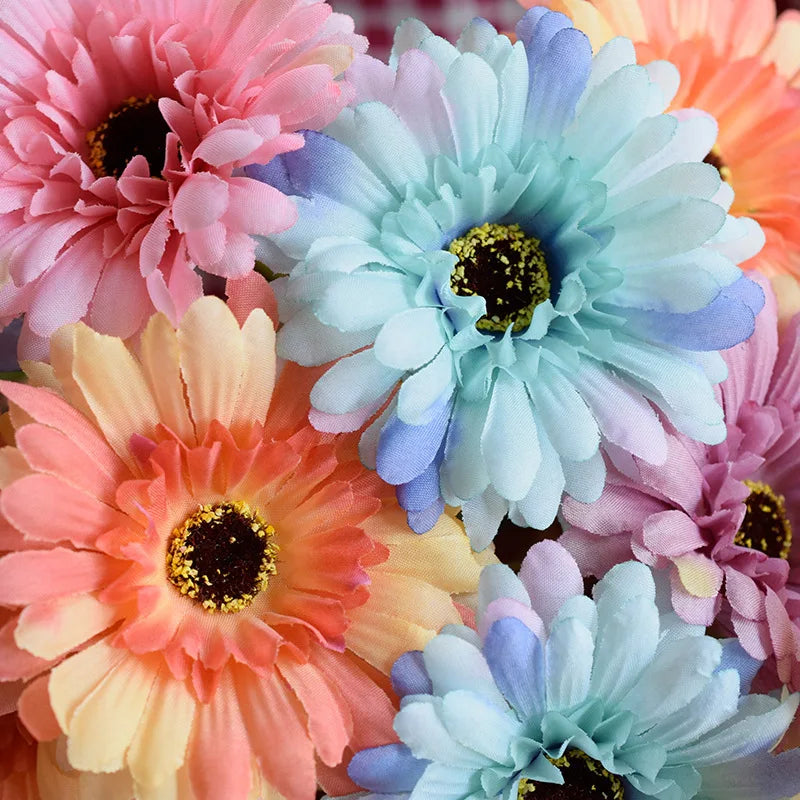 fleurs de gerbera artificielles pour décoration de fête et mariage