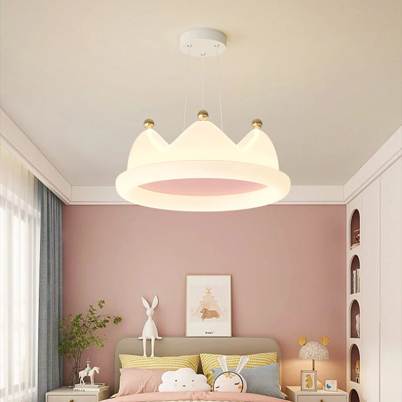 lustre romantique pour chambre de petite fille moderne