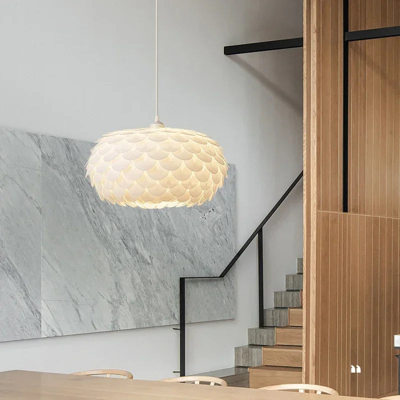 lustre moderne à LED pour décoration intérieure élégante