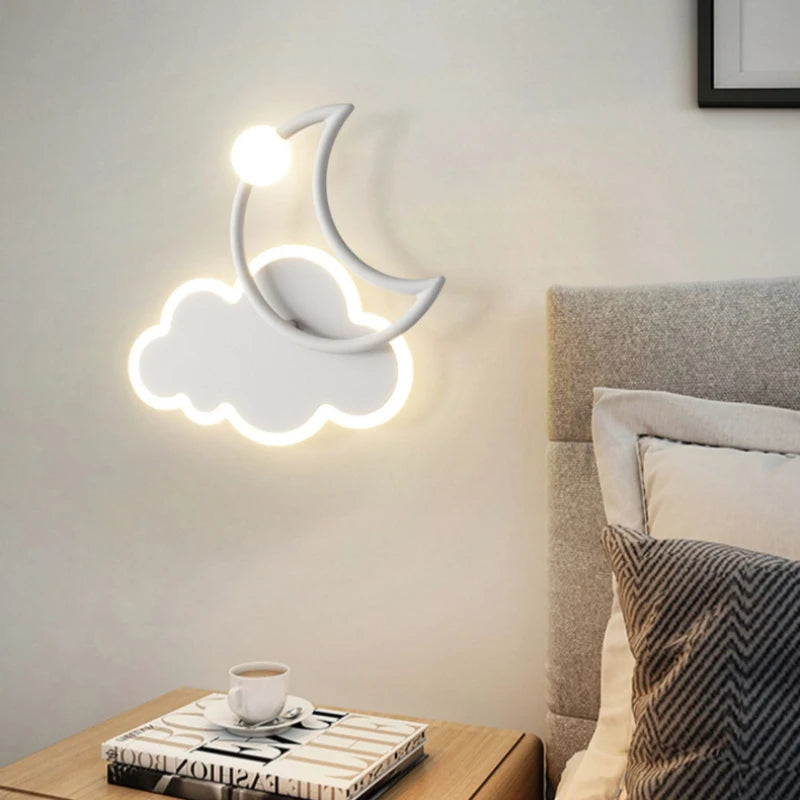 applique murale nuage moderne pour chambre enfant décorative