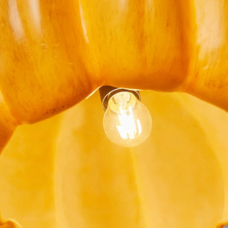 lustre rétro en forme de citrouille pour décoration d'Halloween