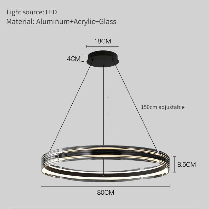 lustre créatif en verre pour un éclairage personnalisé moderne