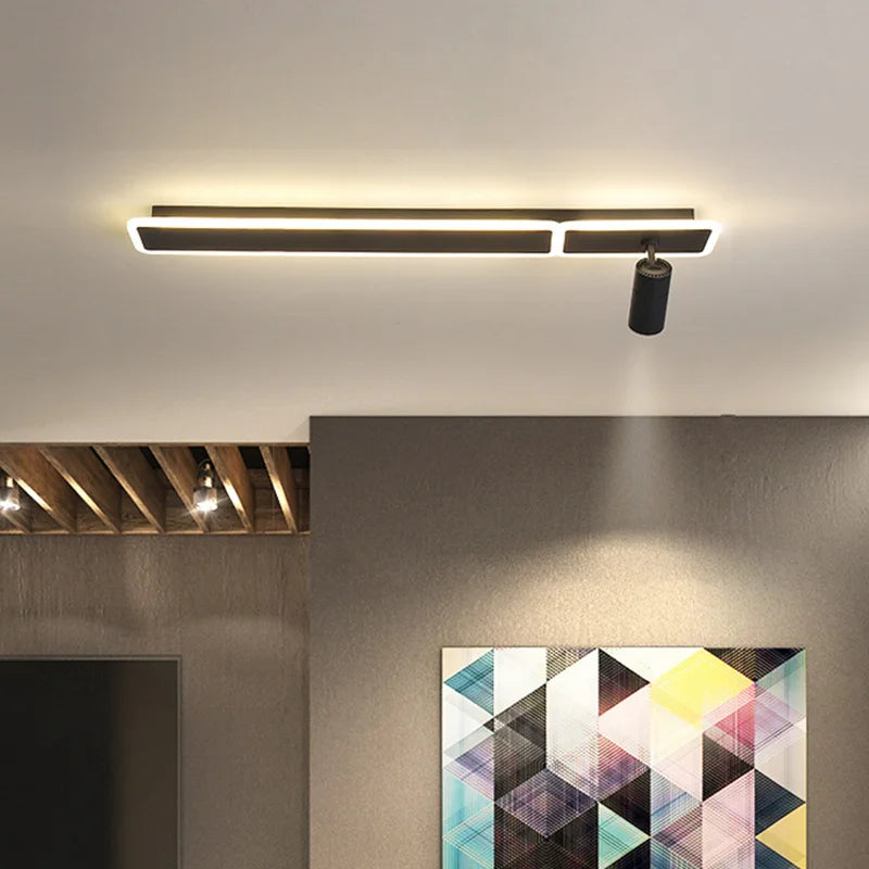 plafonnier led moderne avec projecteur pour intérieur décoratif