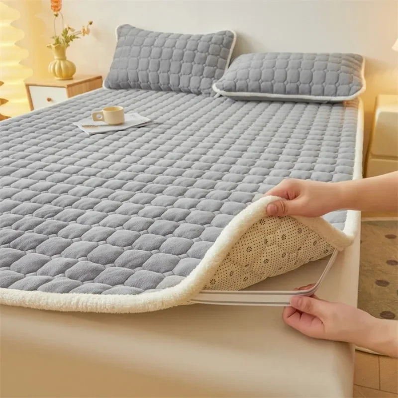 matelas en polaire épais pour hiver et dortoir étudiant