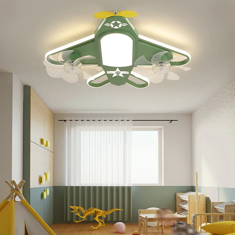 plafonnier nordique led avion pour chambre d'enfant moderne