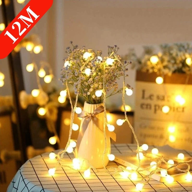 guirlande lumineuse led 10 m pour mariage jardin et décoration extérieure