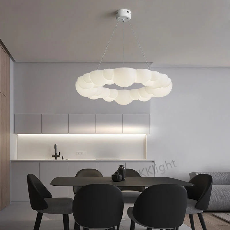 Nordique créatif nuage nuances suspension lumières moderne plafond lustre salon chambre enfants chambre décor LED plafonnier