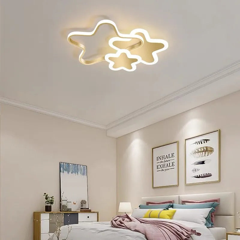 Nordic Modern Personality Led Ceiling Light, Children's Room, Dining Room, Study, Girls Bedroom Pink Decorative Ceiling Light