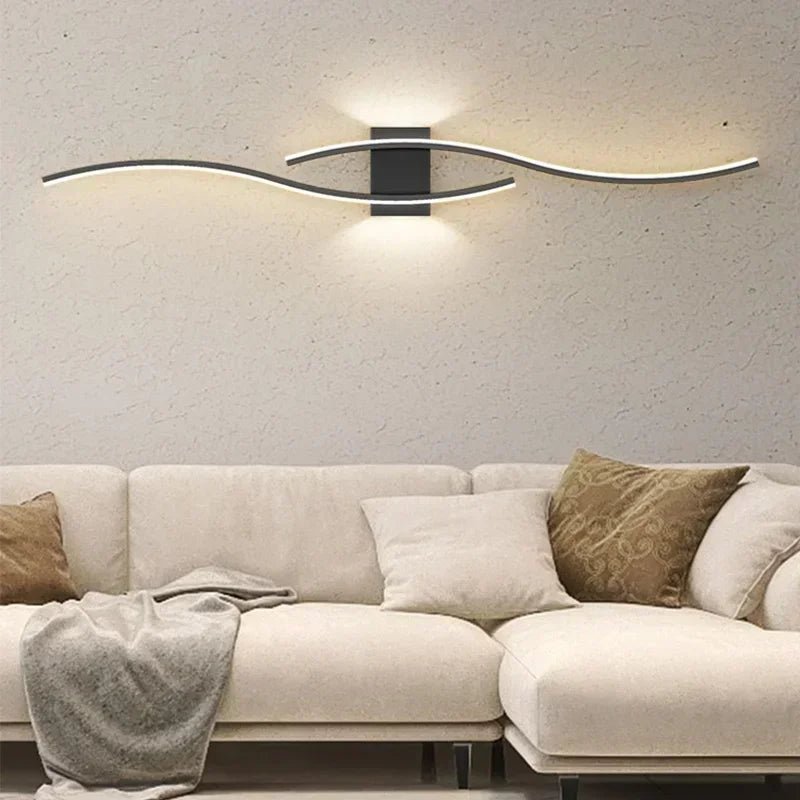 applique murale moderne led lumière décorative intérieure design élégant