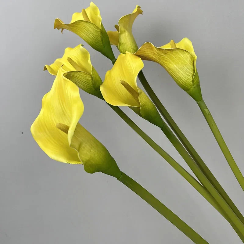 lot de 4 lys calla artificiels pour décoration de mariage