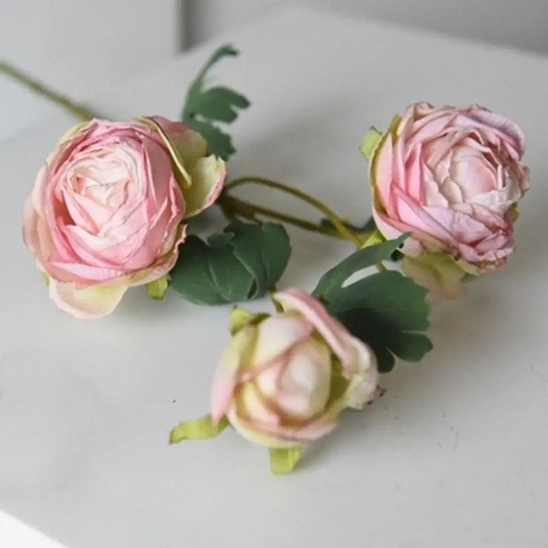 bouquet de pivoines artificielles en soie pour décoration de mariage