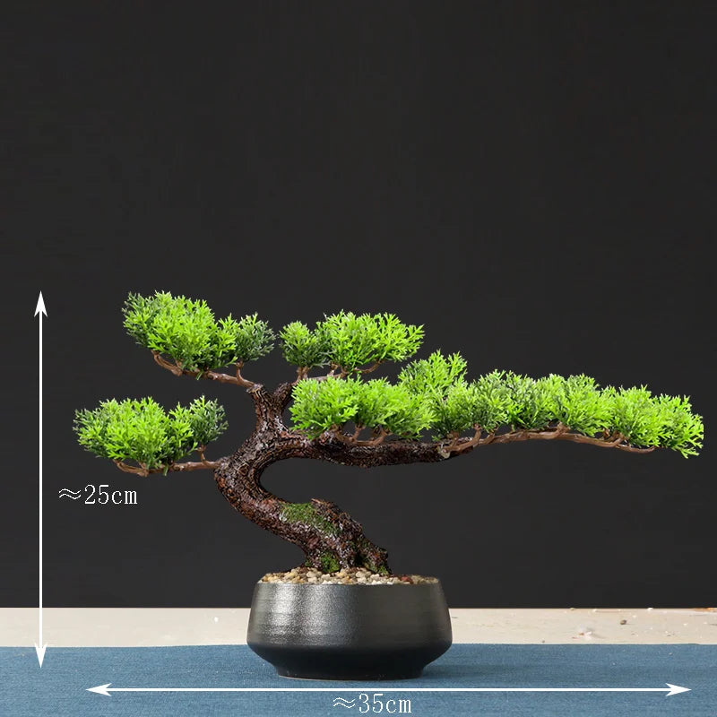 faux arbre bonsaï pour décoration intérieure et aménagement paysager