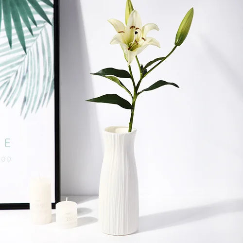 vase nordique en plastique pour fleurs décoratives modernes