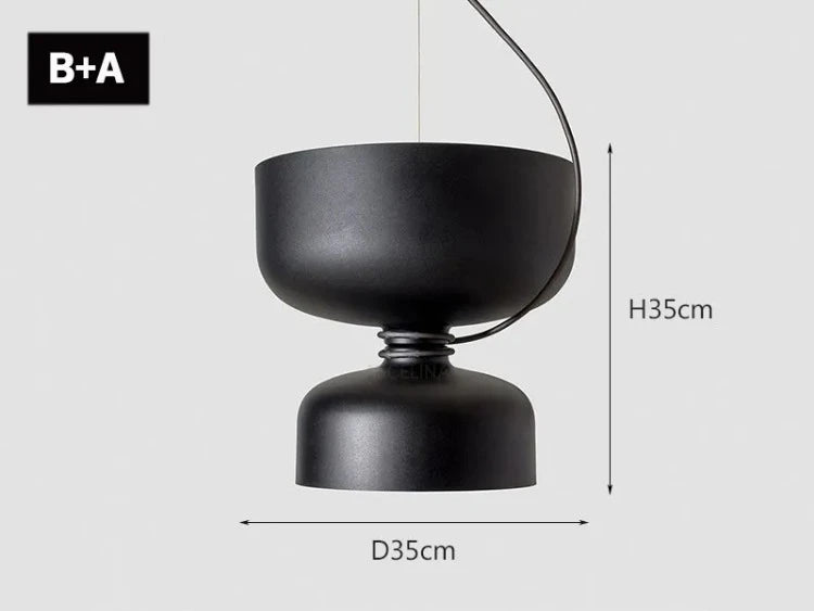 suspension nordique moderne à led pour décoration intérieure créative