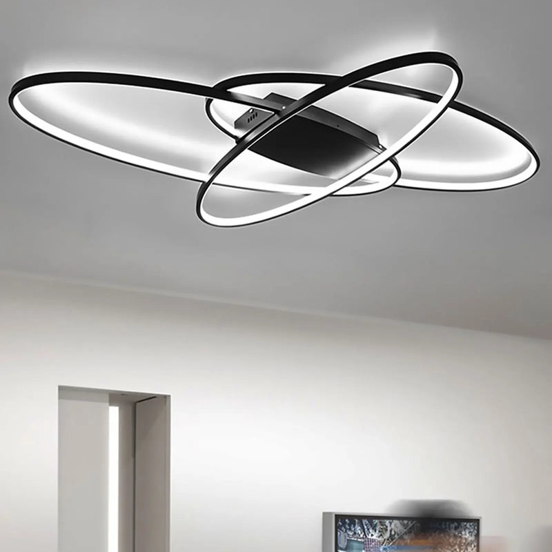 lustre led créatif luminaire de suspension plafonnier