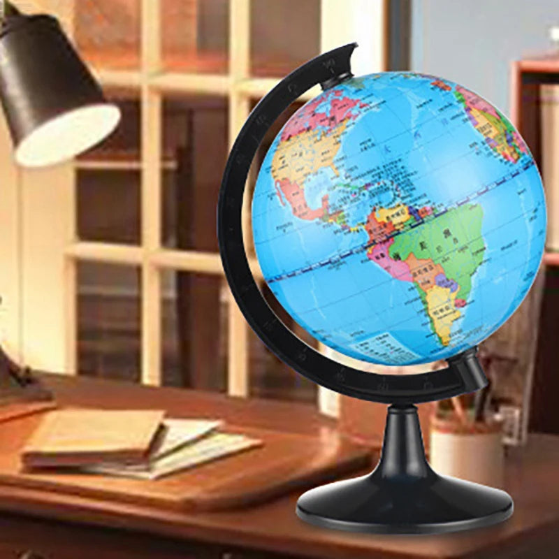 globe terrestre portable rotatif pour apprendre la géographie