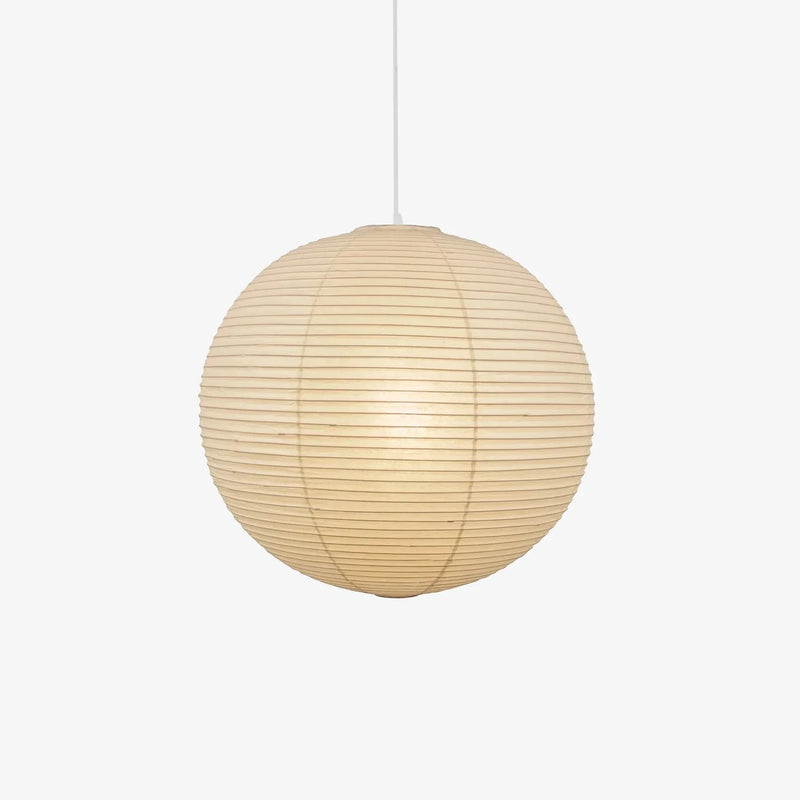 Washi Paper Pendant Lights Round Suspension Chandelier Hanging Lamp for Living Room Bedroom