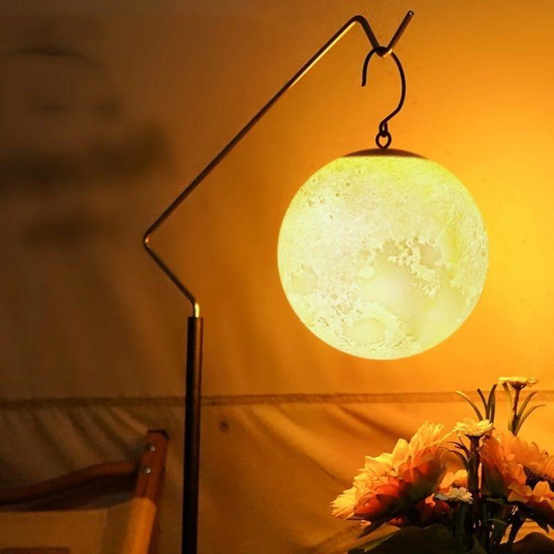 lampe de lune portable pour camping et décoration extérieure