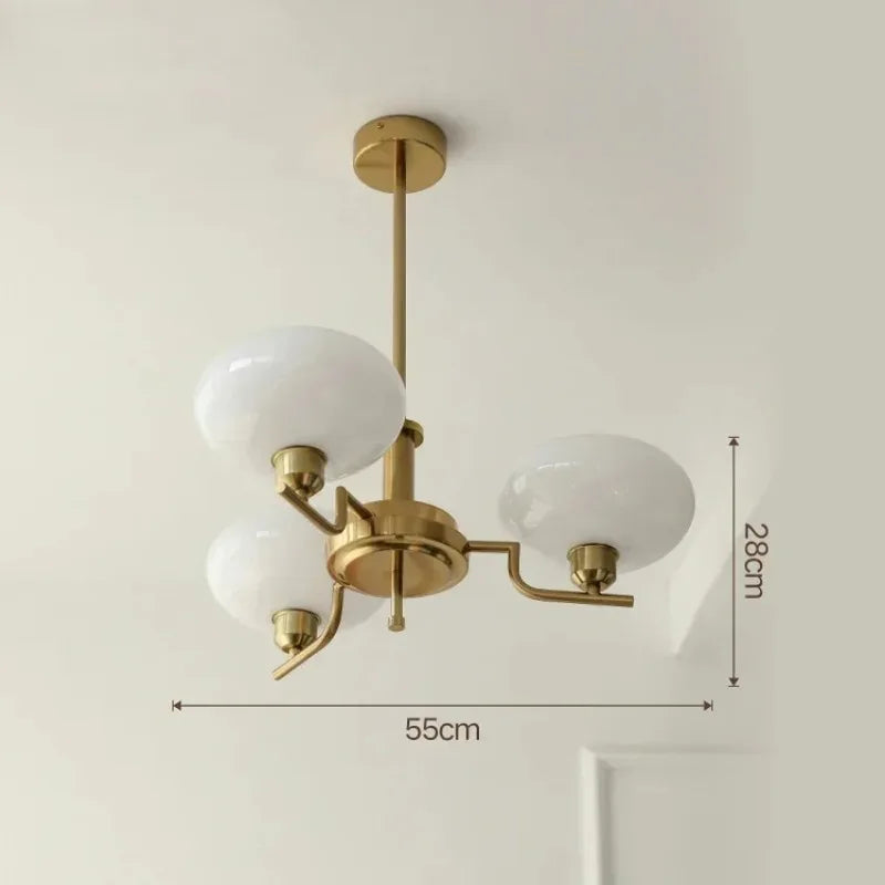 lustre led vintage style bauhaus éclairage suspendu créateur nordique