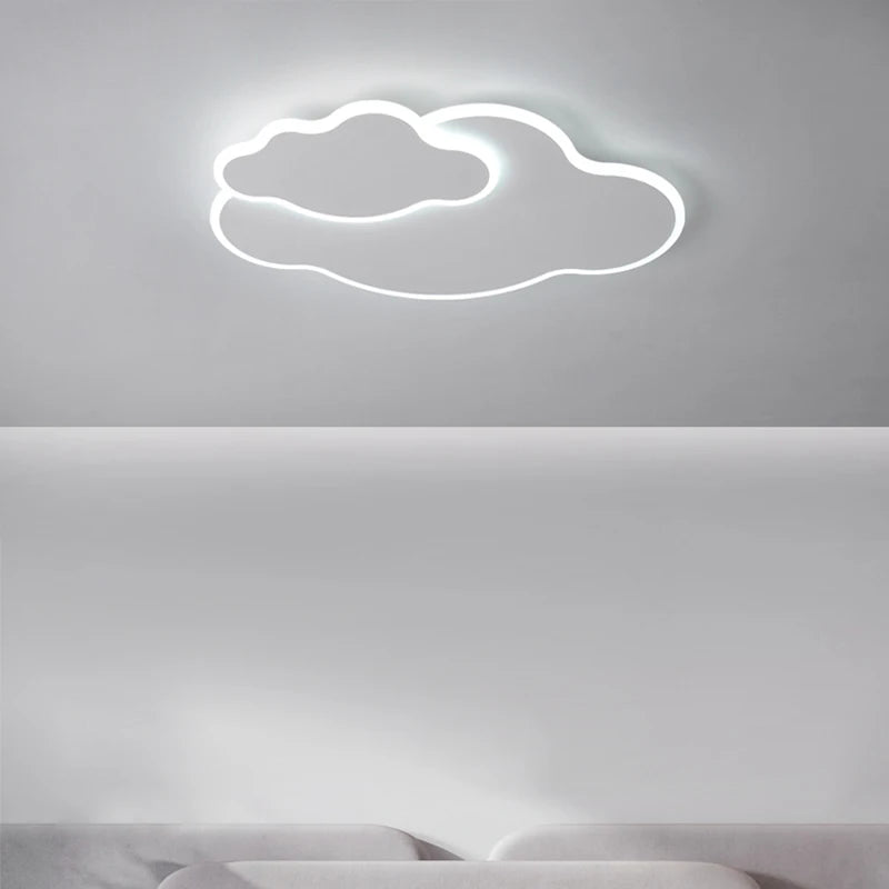 lustre led moderne nuage amour décoratif pour enfant