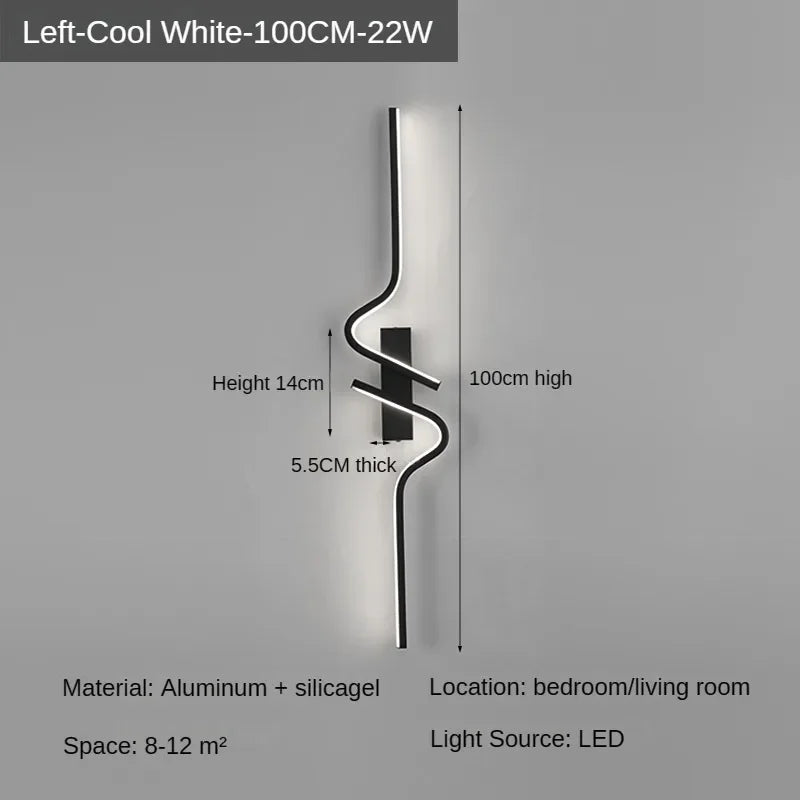 applique murale led moderne pour intérieur design élégant