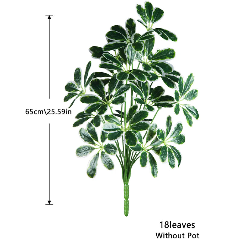 plantes artificielles de palmier et monstera pour décoration intérieure et extérieure