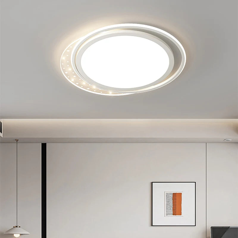 plafonnier led design moderne ciel étoilé décoratif intérieur