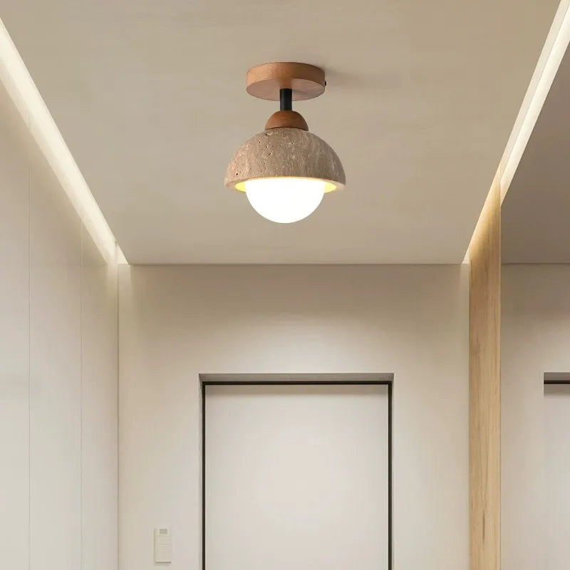 plafonnier led moderne en marbre pour décoration intérieure