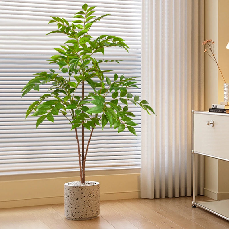 grande branche artificielle de ficus pour décoration intérieure et extérieure