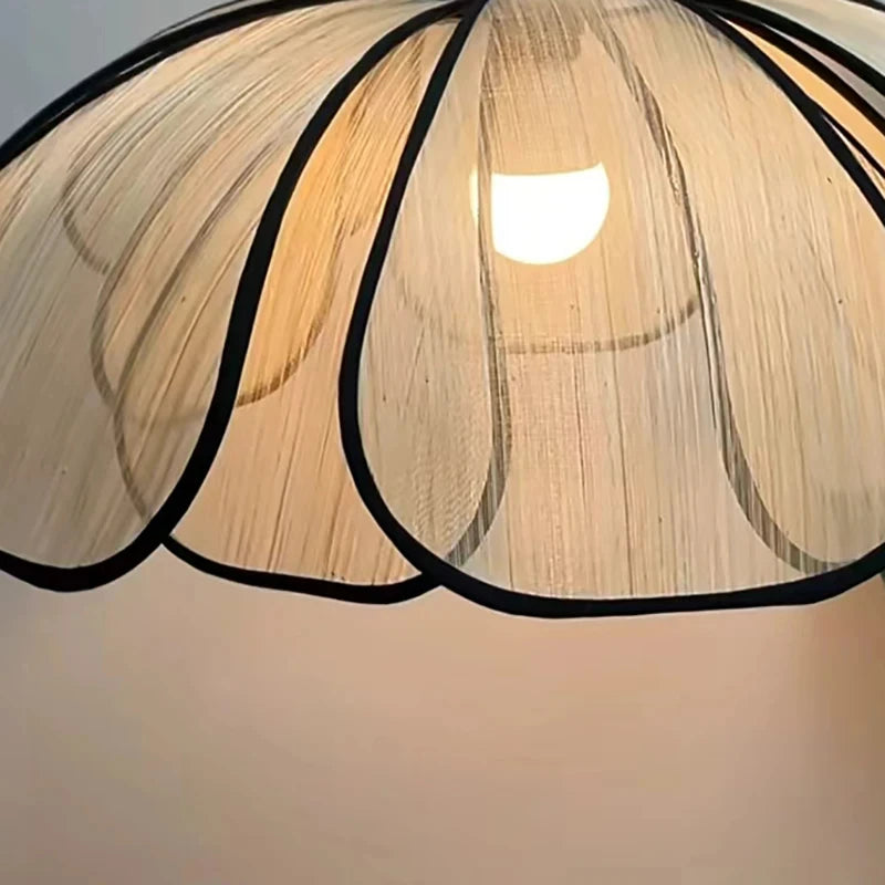 lampe suspendue moderne en tissu pour décoration artistique