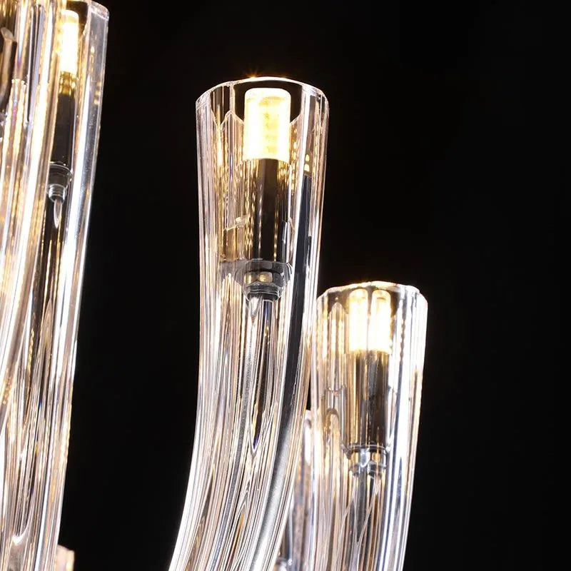 lustre de style européen moderne en verre de luxe