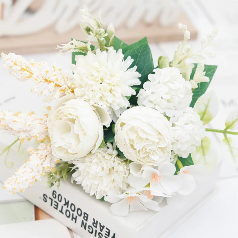 bouquets de mariée en soie pivoine décorations florales pour mariage