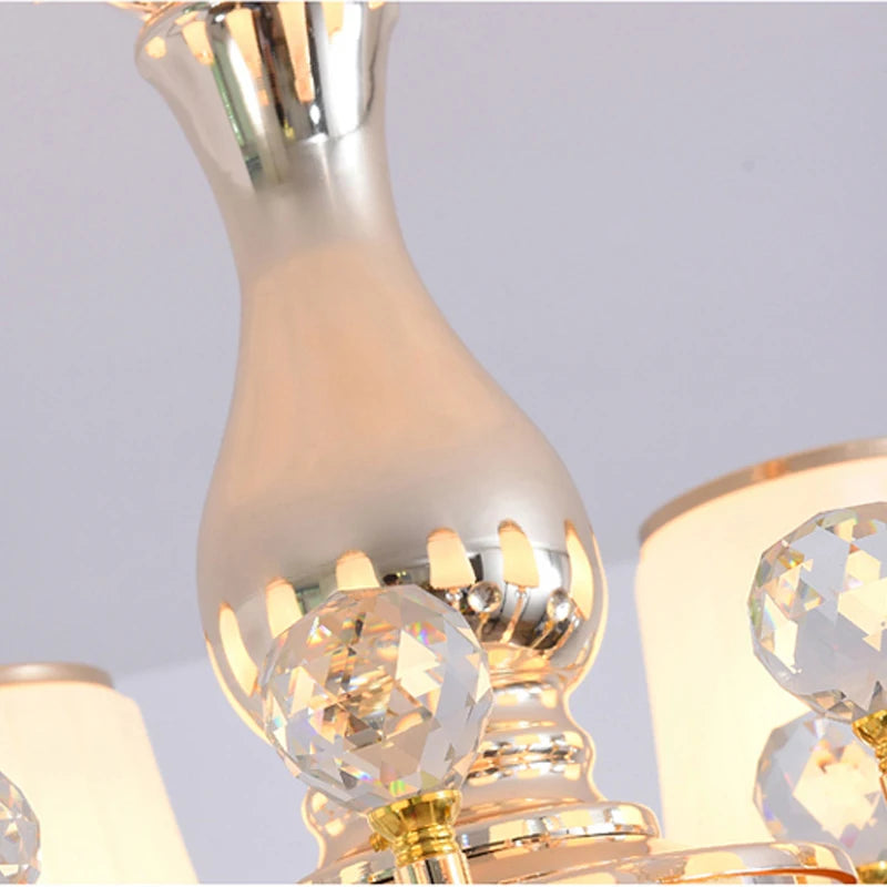 lustre en cristal de luxe pour décoration élégante